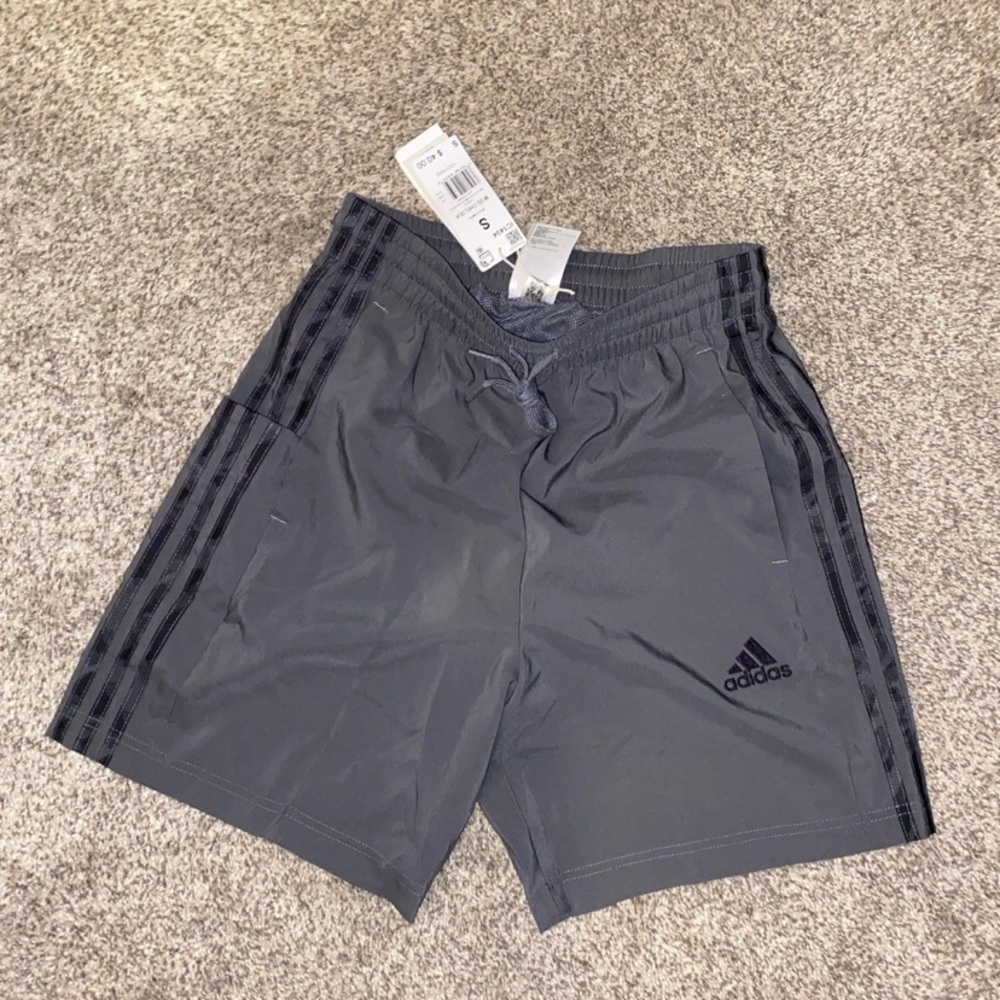 NWT- Adidas Gray Athletic Shorts